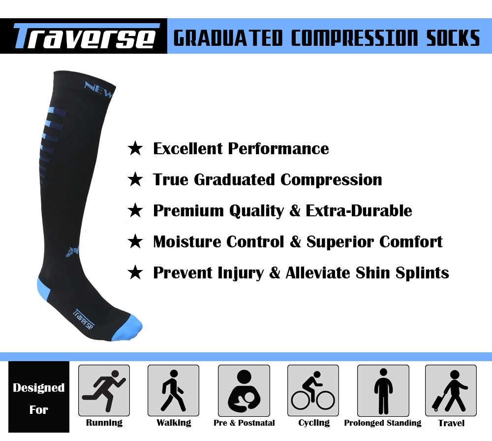 Original New Compression Socks Fitness Basketball Running Socks Alleviate  Fatigue Pain Varicocele Leisure And Simple Style