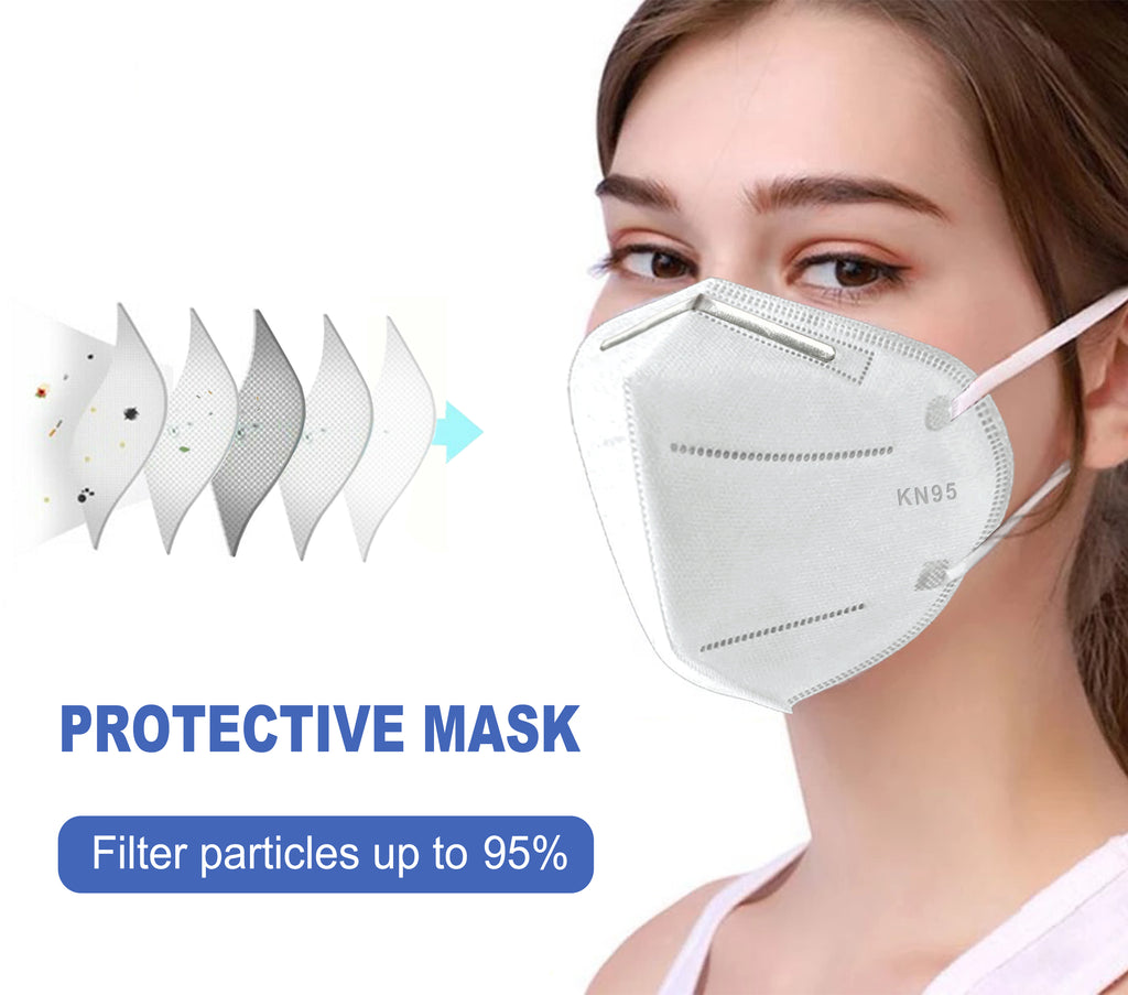 NEWMARK MengChen 5 Ply Protective Face ᴍᴀsᴋ For Protection of Nose and Mouth Against Air Particles - SHIPS FROM USA